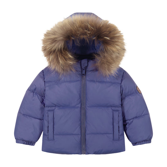 DENALI DUSTY BLUE PUFFER COAT
