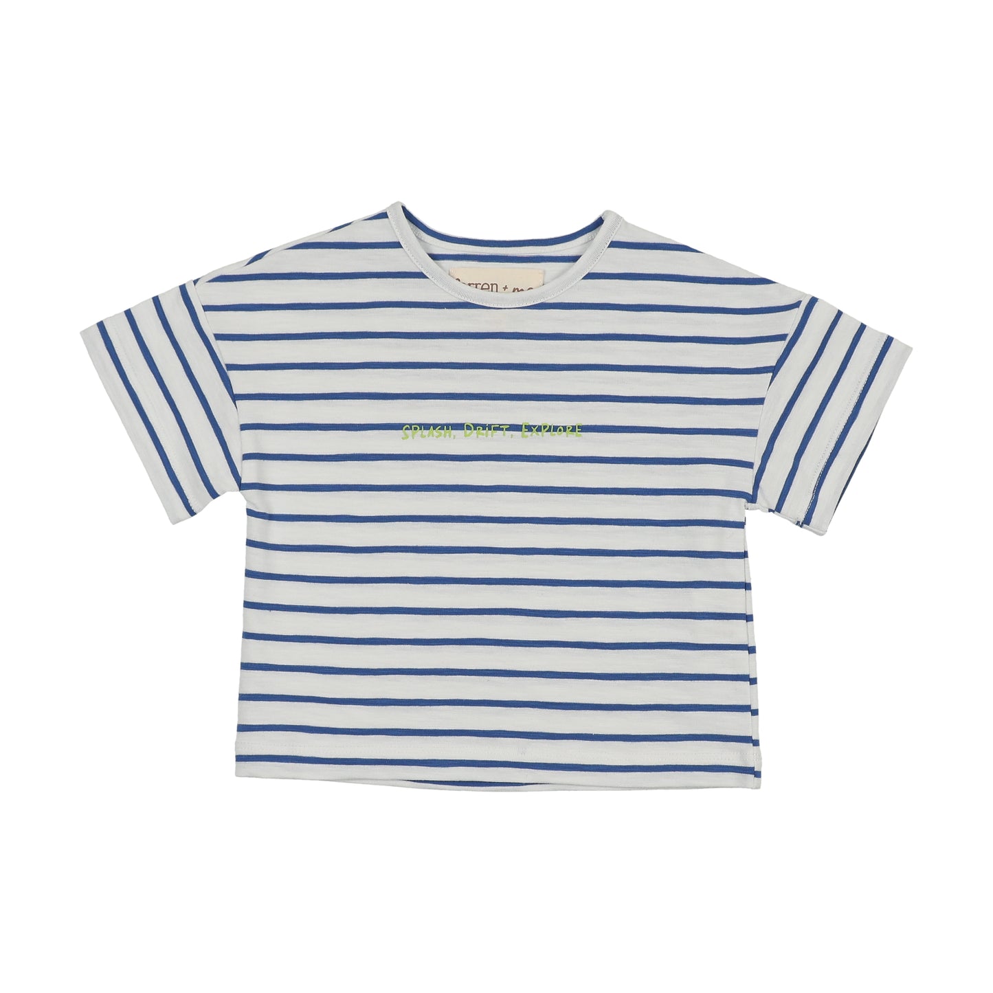 FARREN + ME ROYAL BLUE STRIPED SS TSHIRT