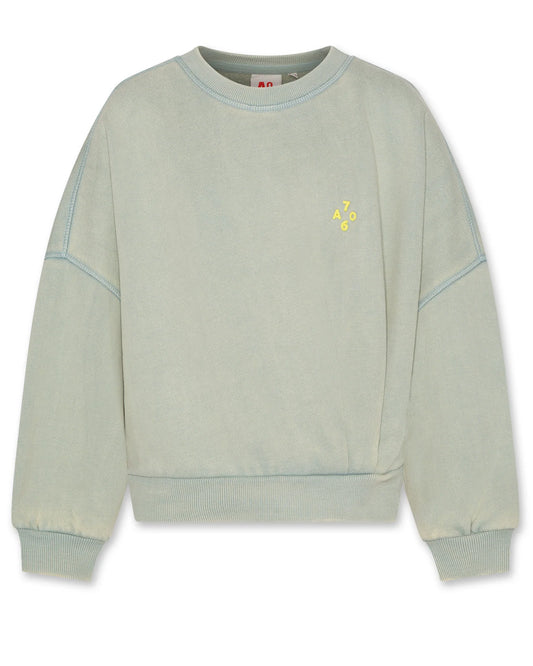 A076 SAGE GREEN SOLID SWEATSHIRT