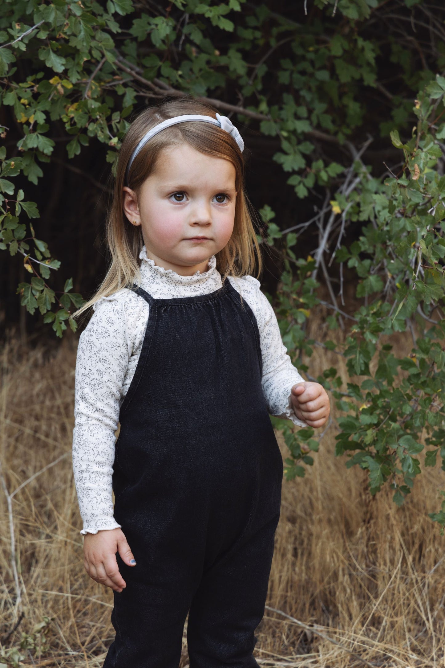 KIN & KIN BLACK BUBBLE OVERALLS