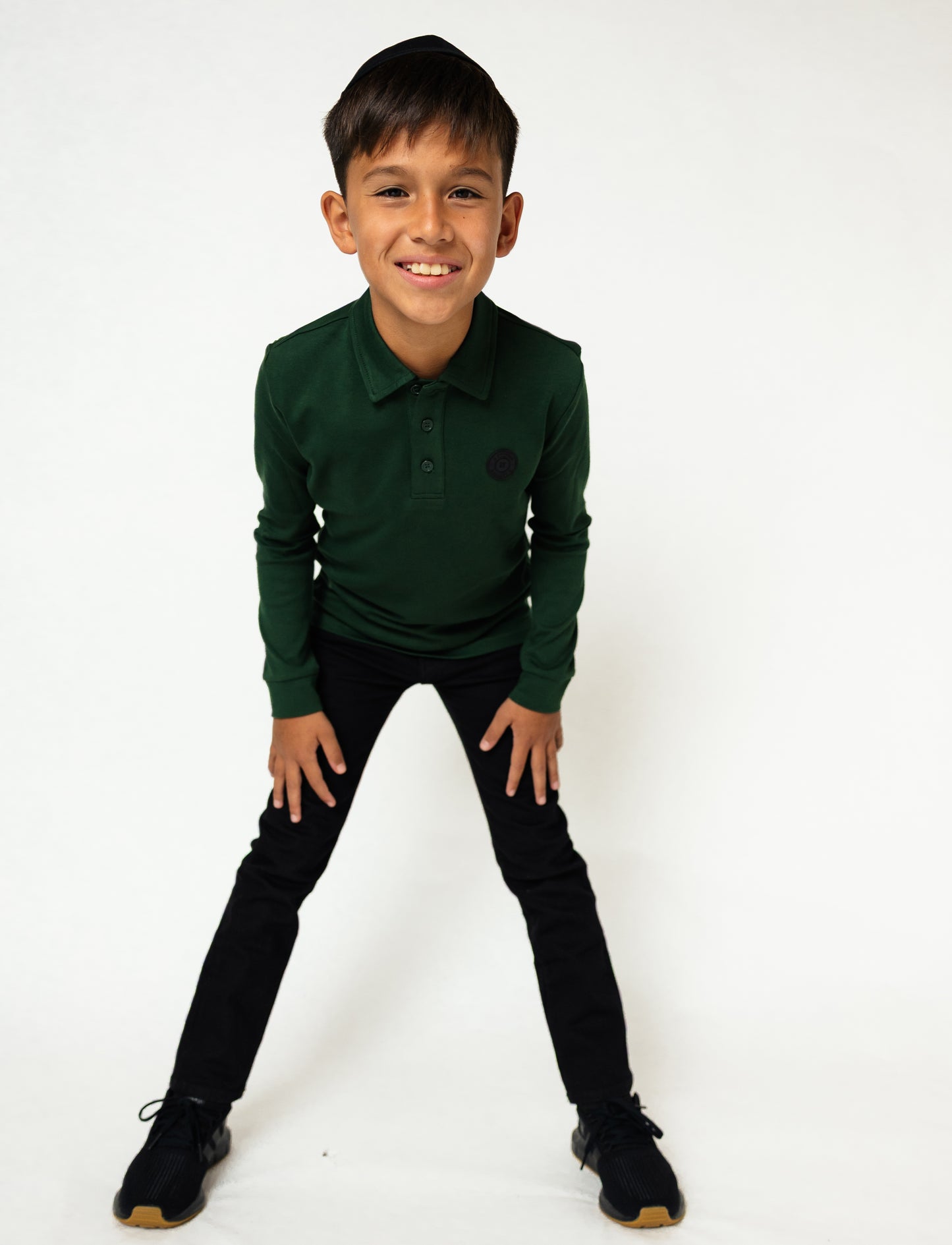 3 BUTTONS GREEN CLASSIC POLO