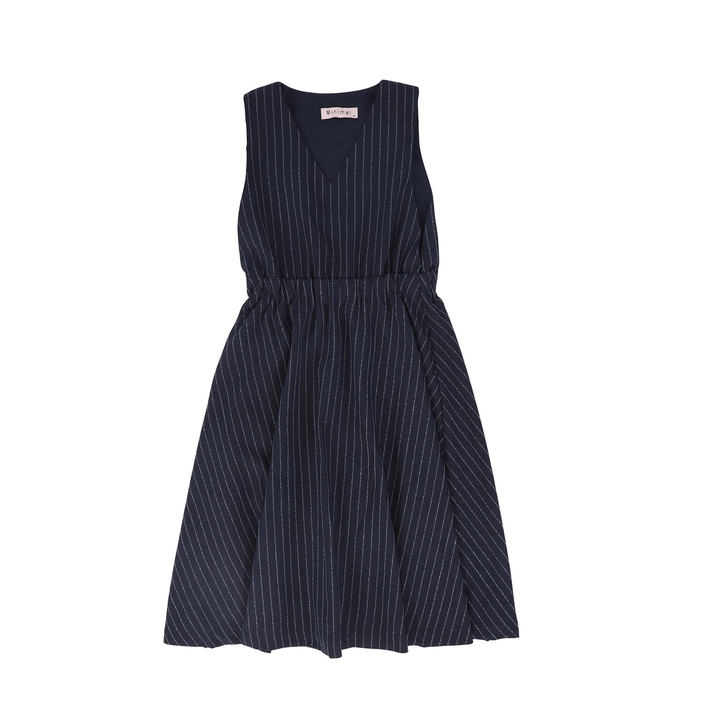 MINIMAL NAVY V YOKE PINSTRIPE JUMPER