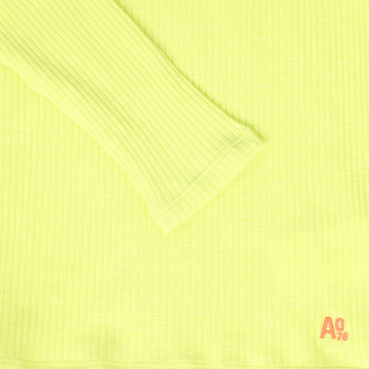 AO76 YELLOW RIBBED T-SHIRT