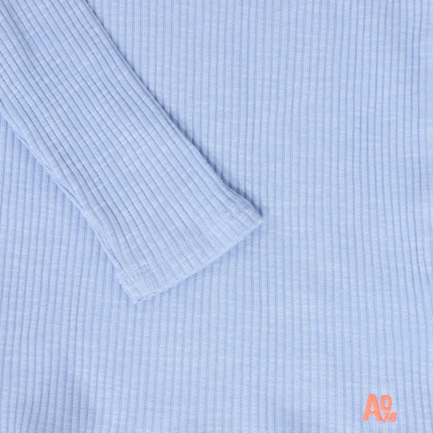 AO76 BLUE RIBBED T-SHIRT