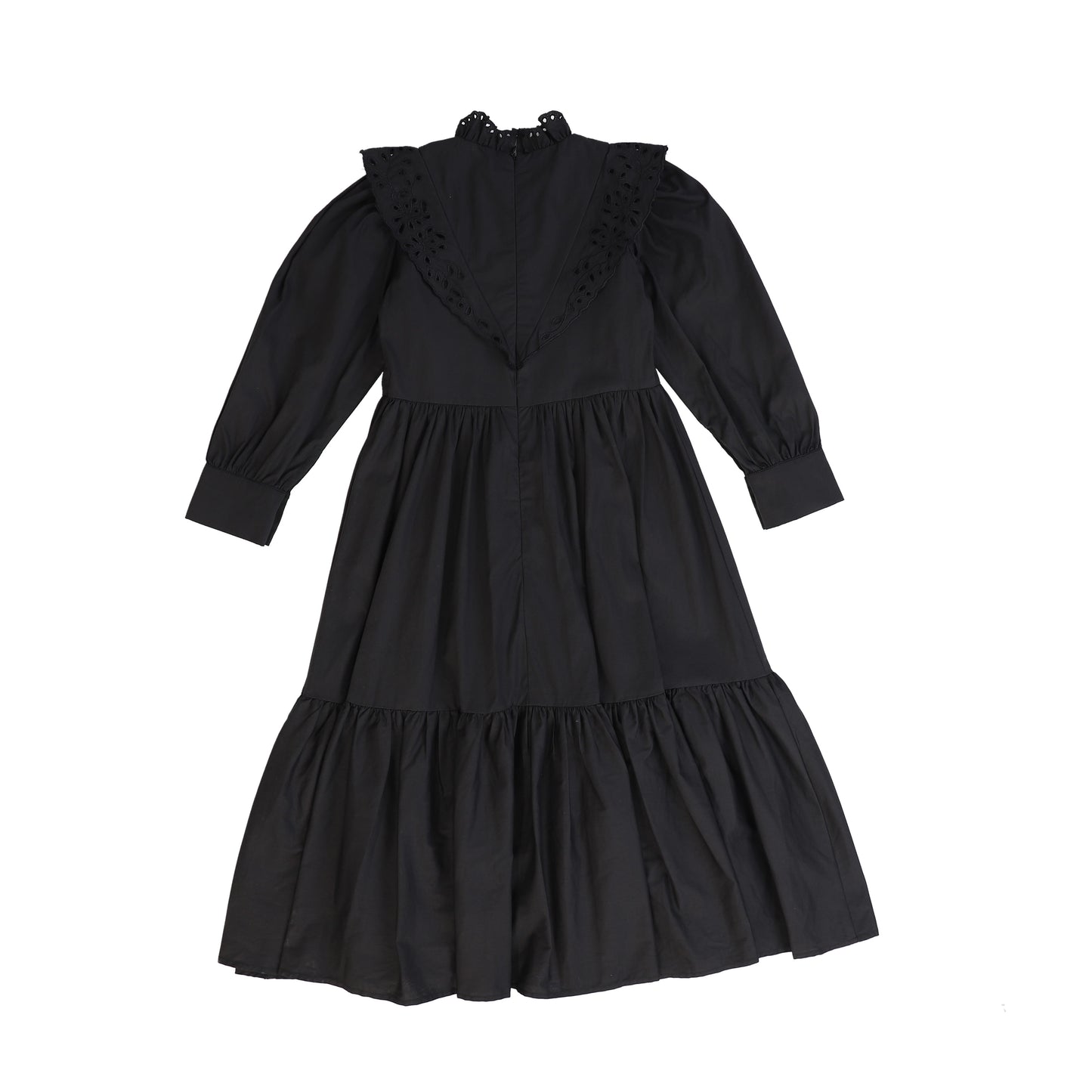 PETITE AMALIE BLACK CUT OUT TIE DRESS