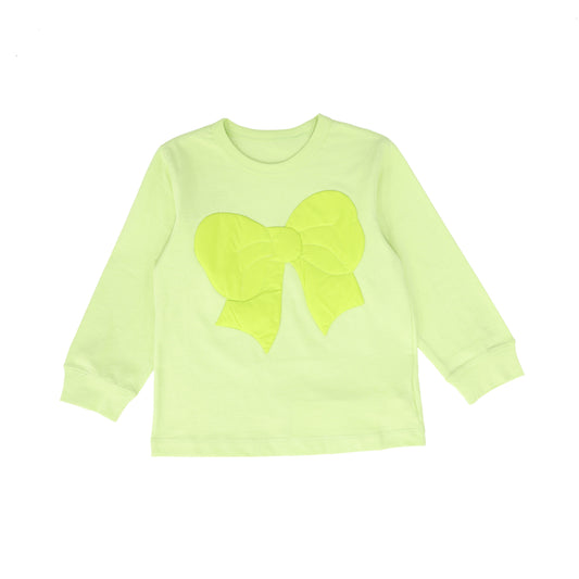 JNBY LIME GREEN BOW T-SHIRT [FINAL SALE]
