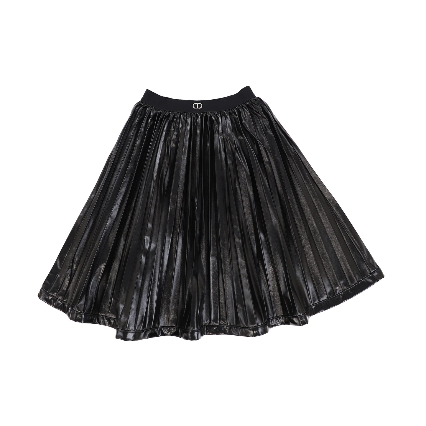 TWINSET BLACK ACCORDIAN PLEATED SKIRT