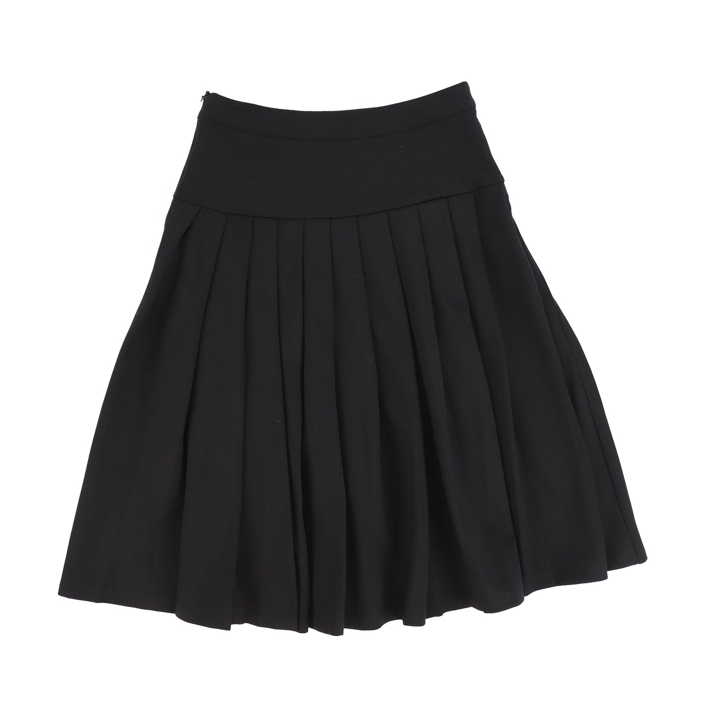 TWINSET BLACK DROP WAIST PLEAT SKIRT