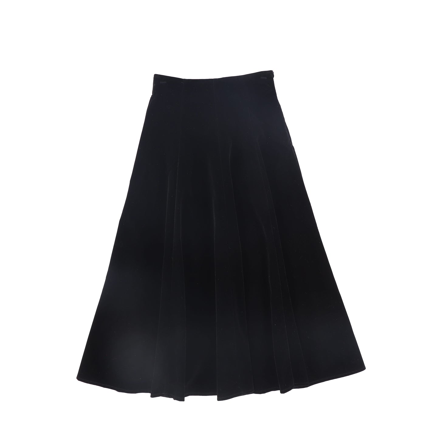 VALENTINA BLACK VELVET MAXI SKIRT