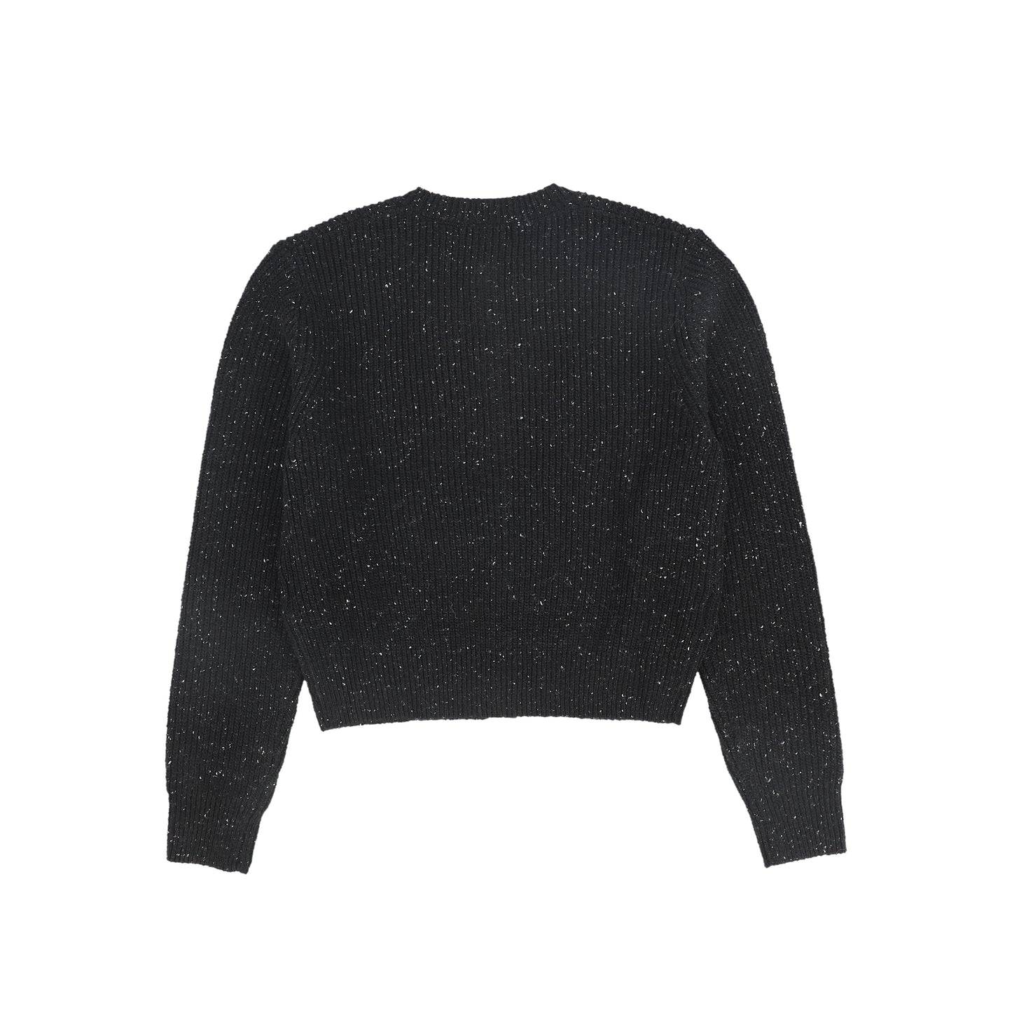 VALENTINA BLACK DIAMOND CHUNKY KNIT CARDIGAN