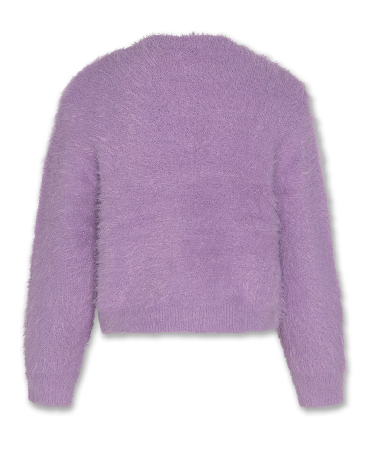 AO76 LAVENDER BRUSHED KNIT SWEATER