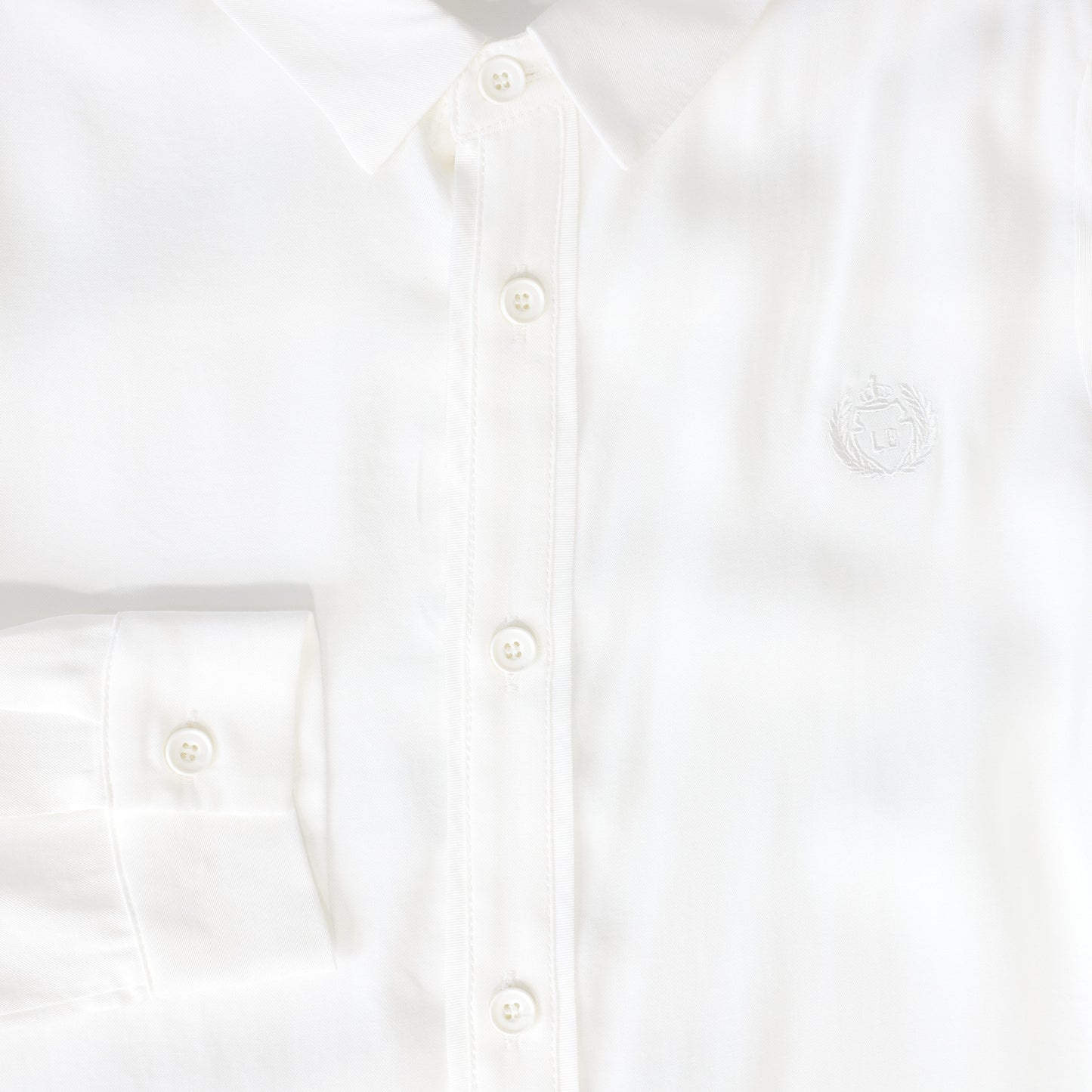 LE BOURDON WHITE COLLAR BLOUSE