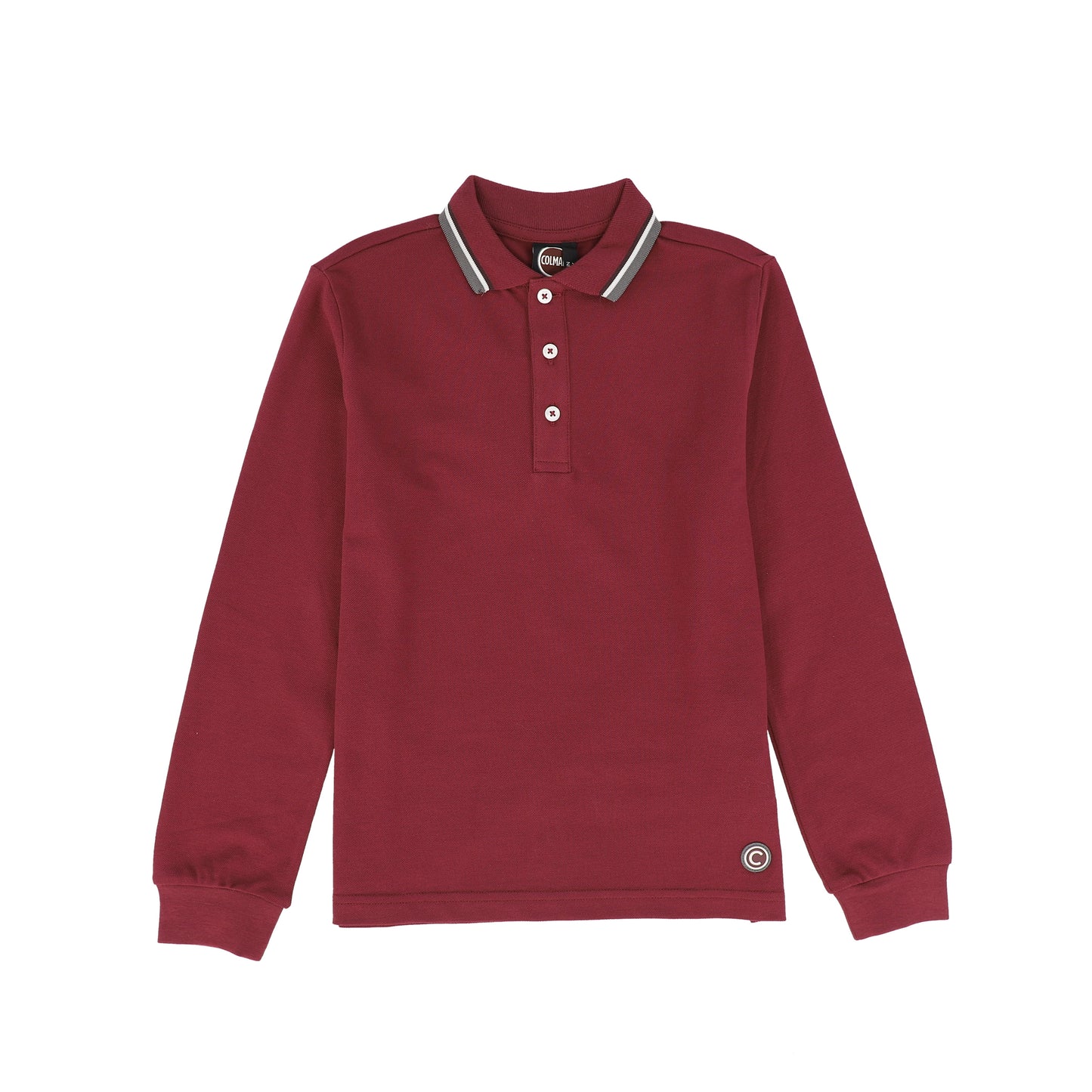 COLMAR BURGUNDY SOLID POLO