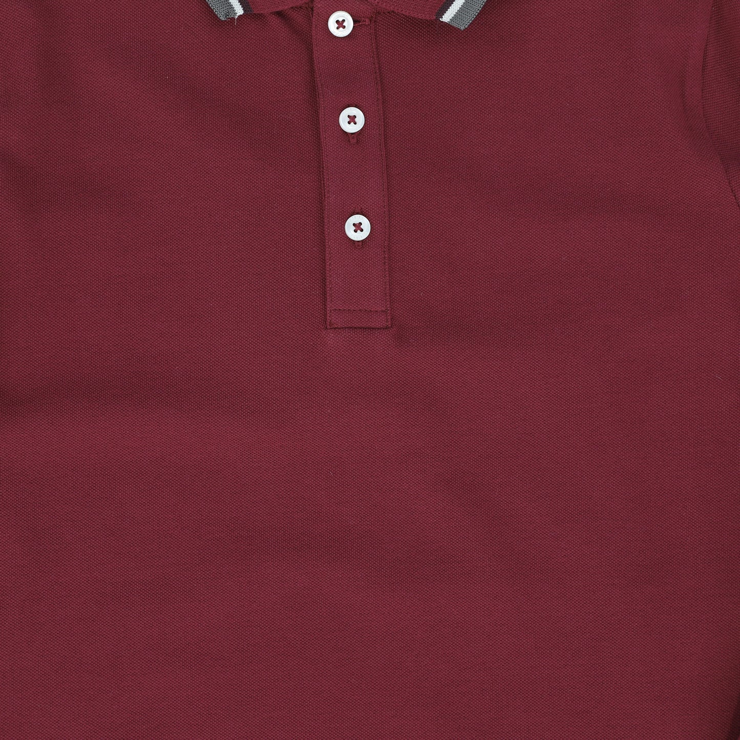 COLMAR BURGUNDY SOLID POLO