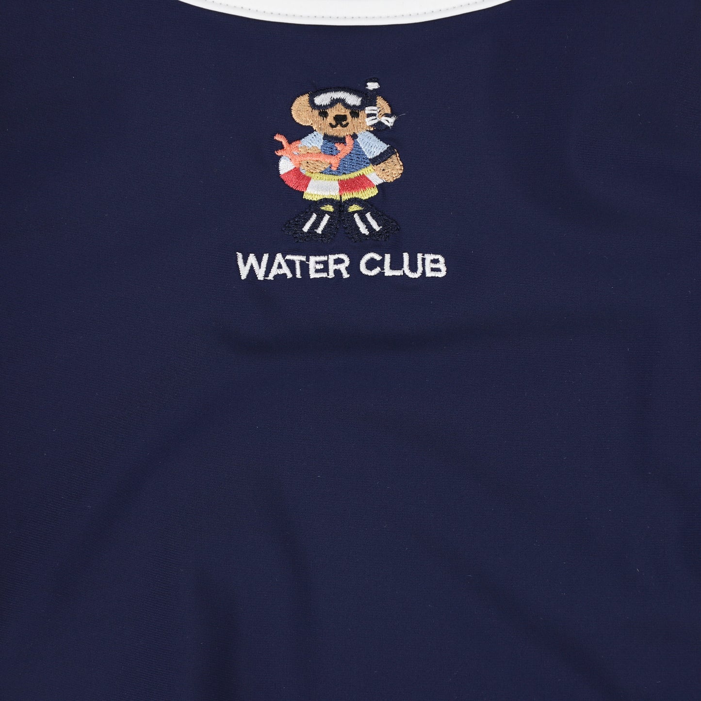 WATER CLUB NAVY EMBROIDERED PATCH SWIMSUIT