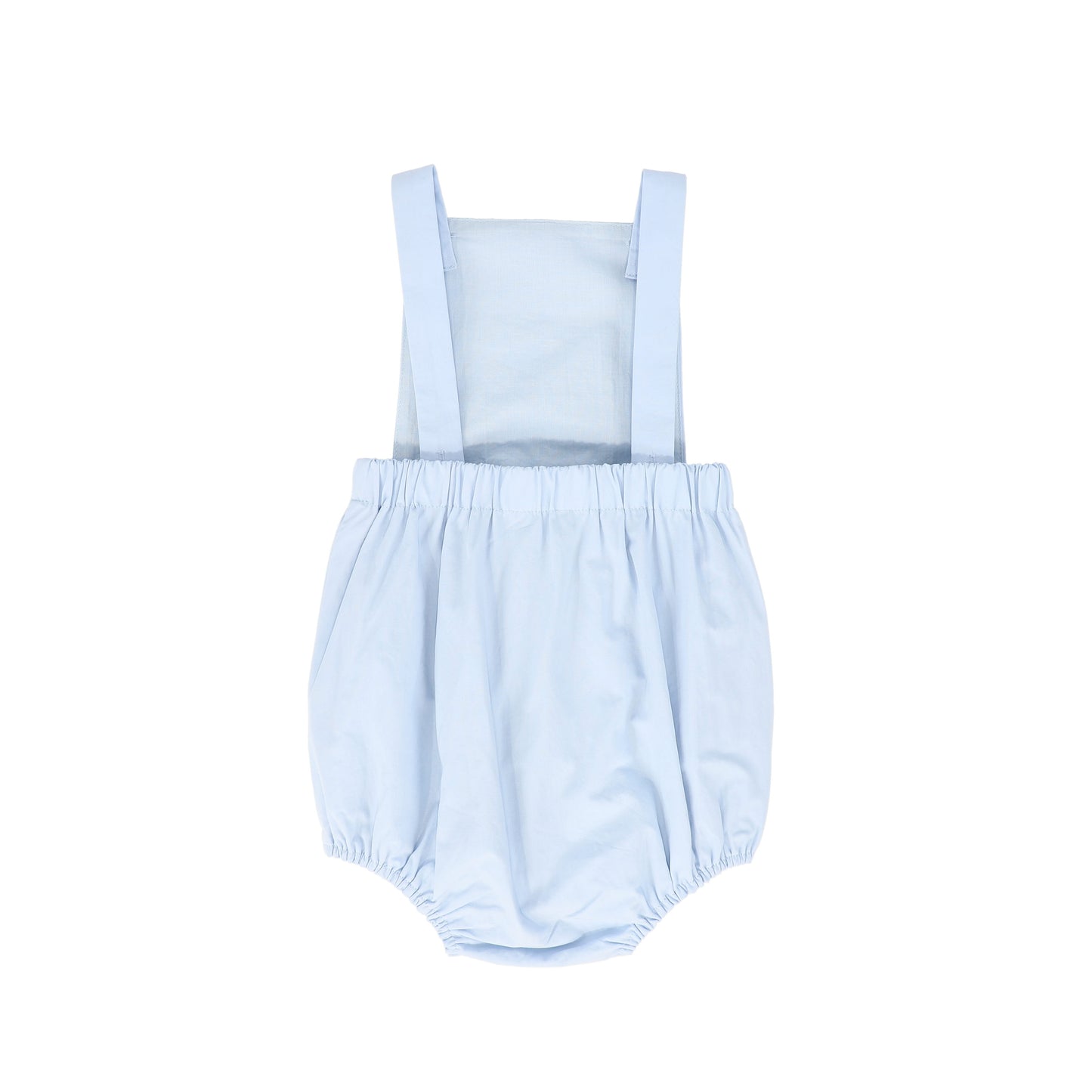 BAMBOO LIGHT BLUE BUTTON OVERALLS