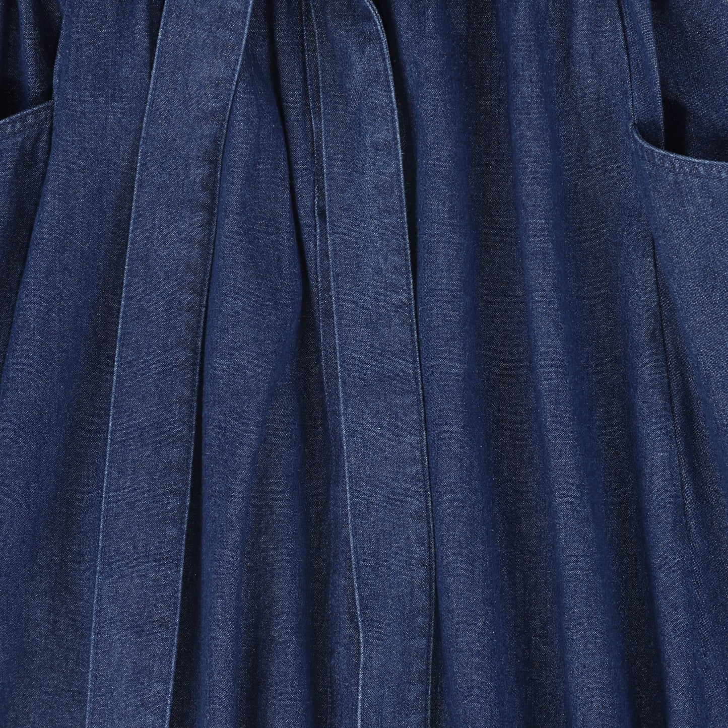 VALENTINA DENIM CARGO POCKET MAXI SKIRT