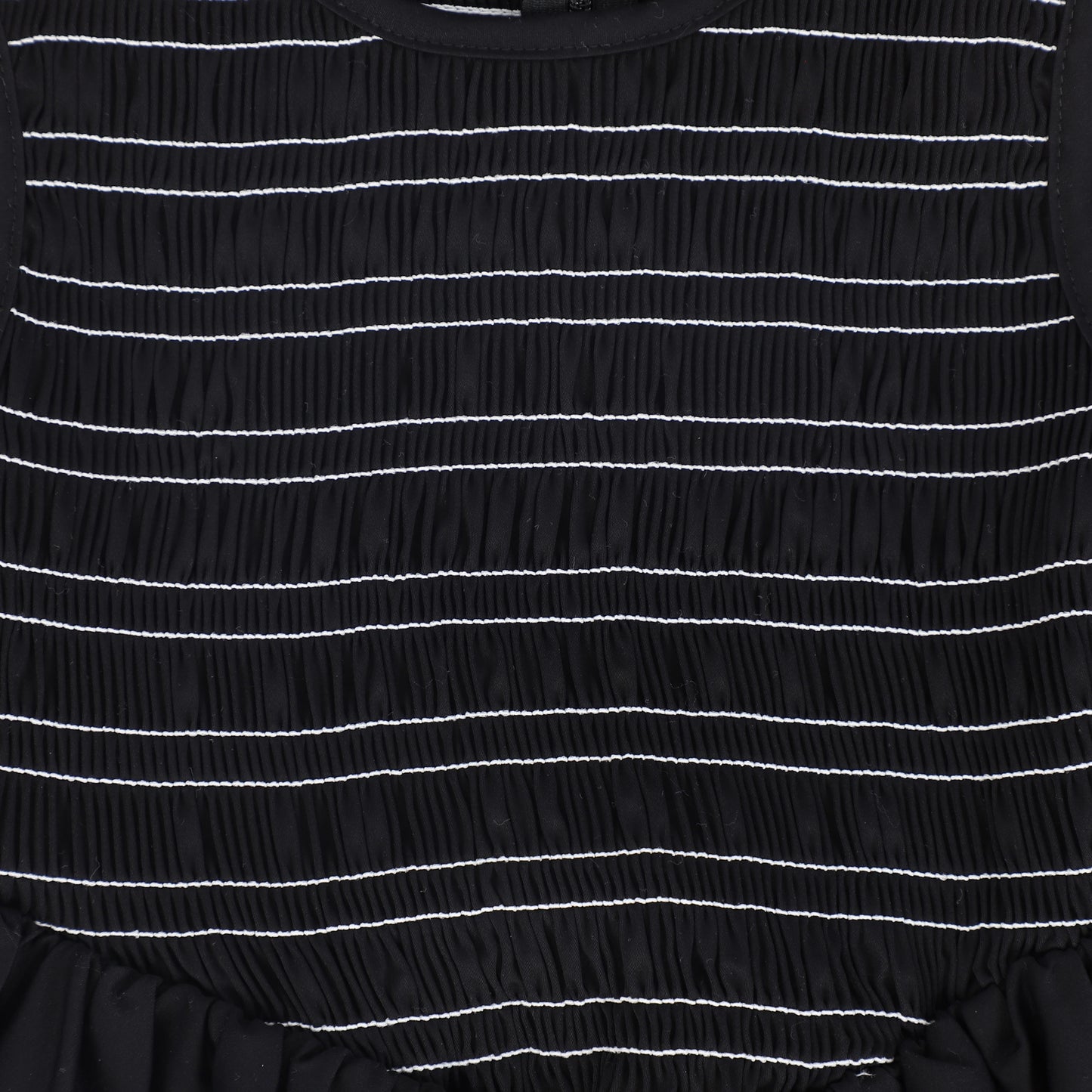 BAMBOO BLACK GATHERED V WAIST MAXI JUMPER