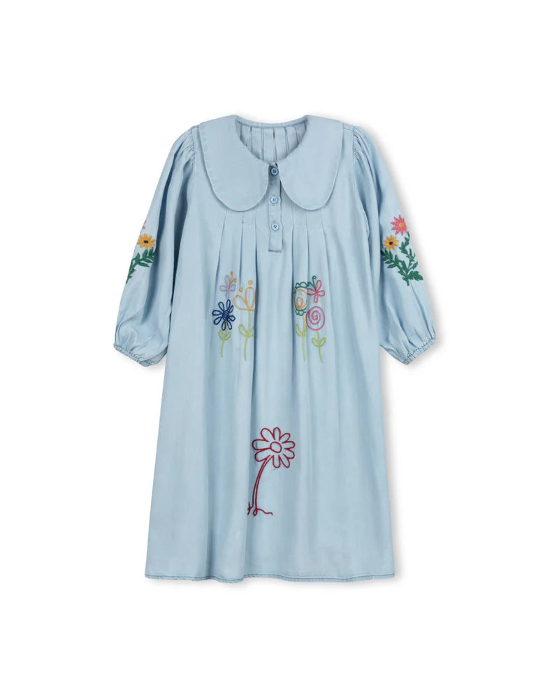taylor embroidered chiffon midi dress Stetson Women's Allover Embroidered Denim Dress