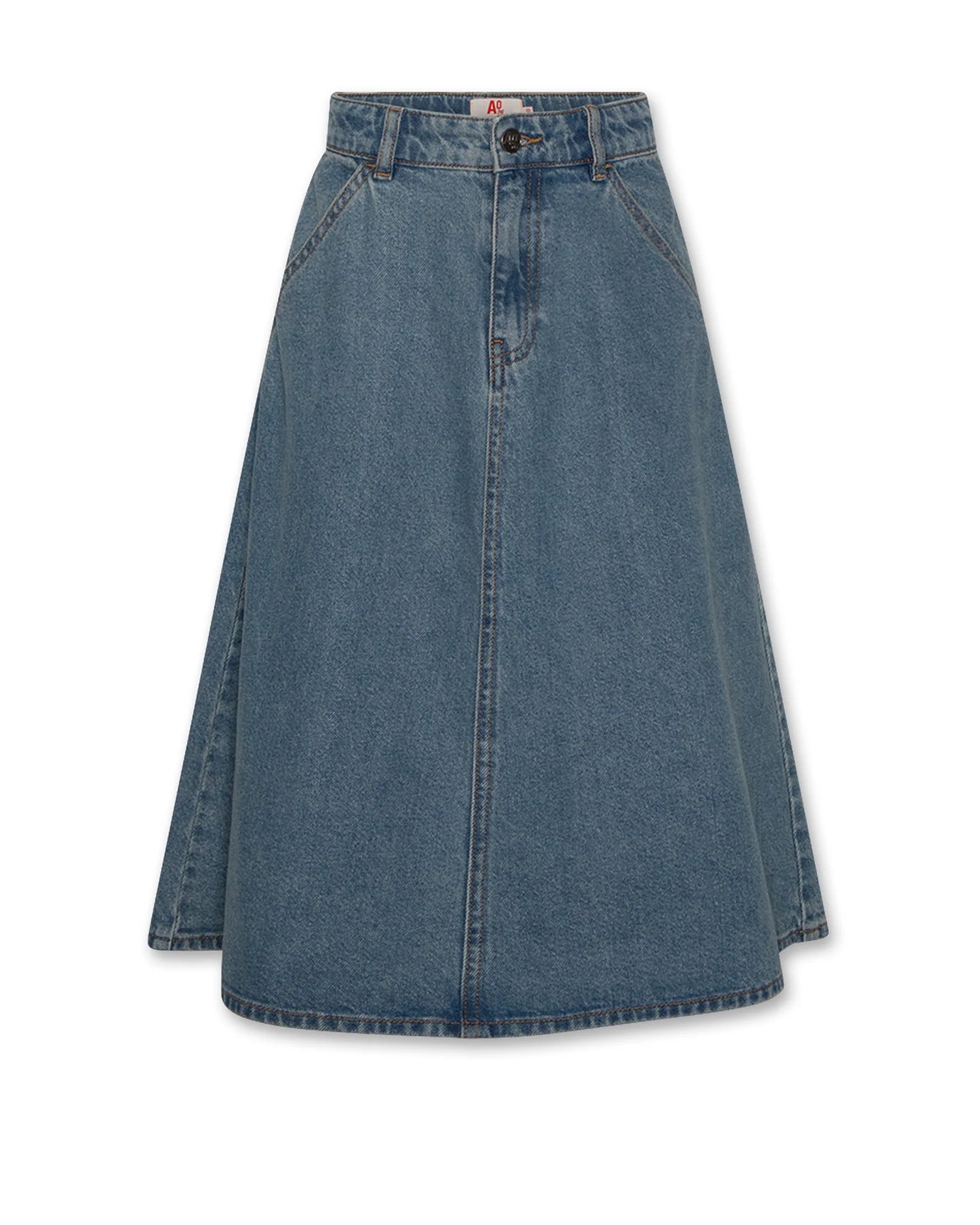 AO76 BLUE WASH DENIM SKIRT