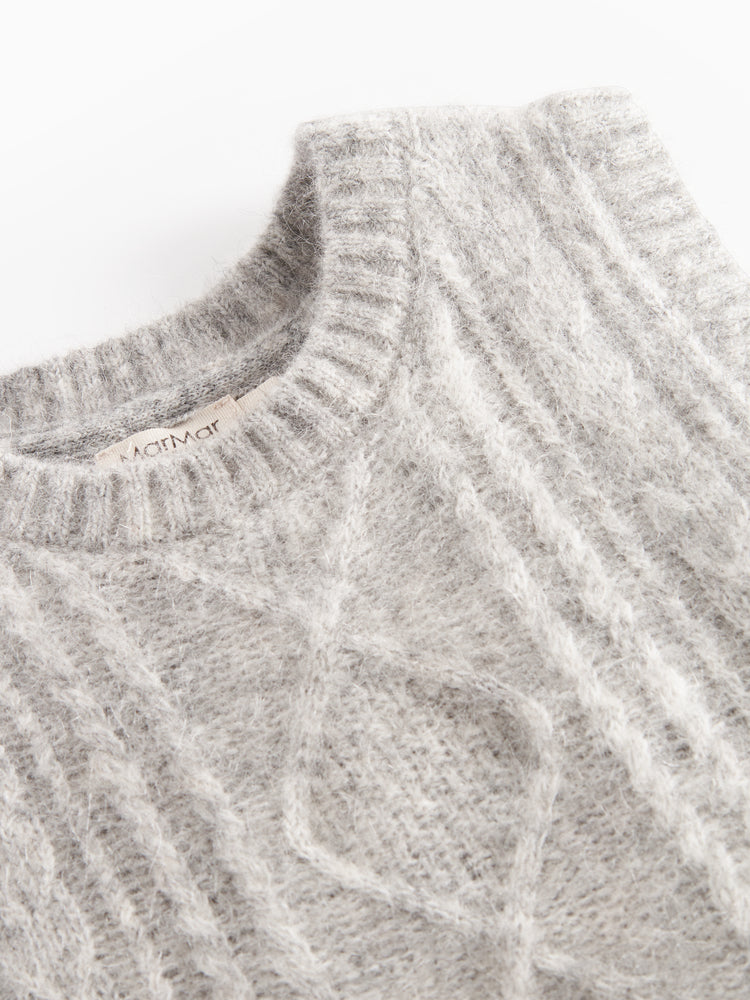 MARMAR COPENHAGEN ECRU DESIGN KNIT VEST
