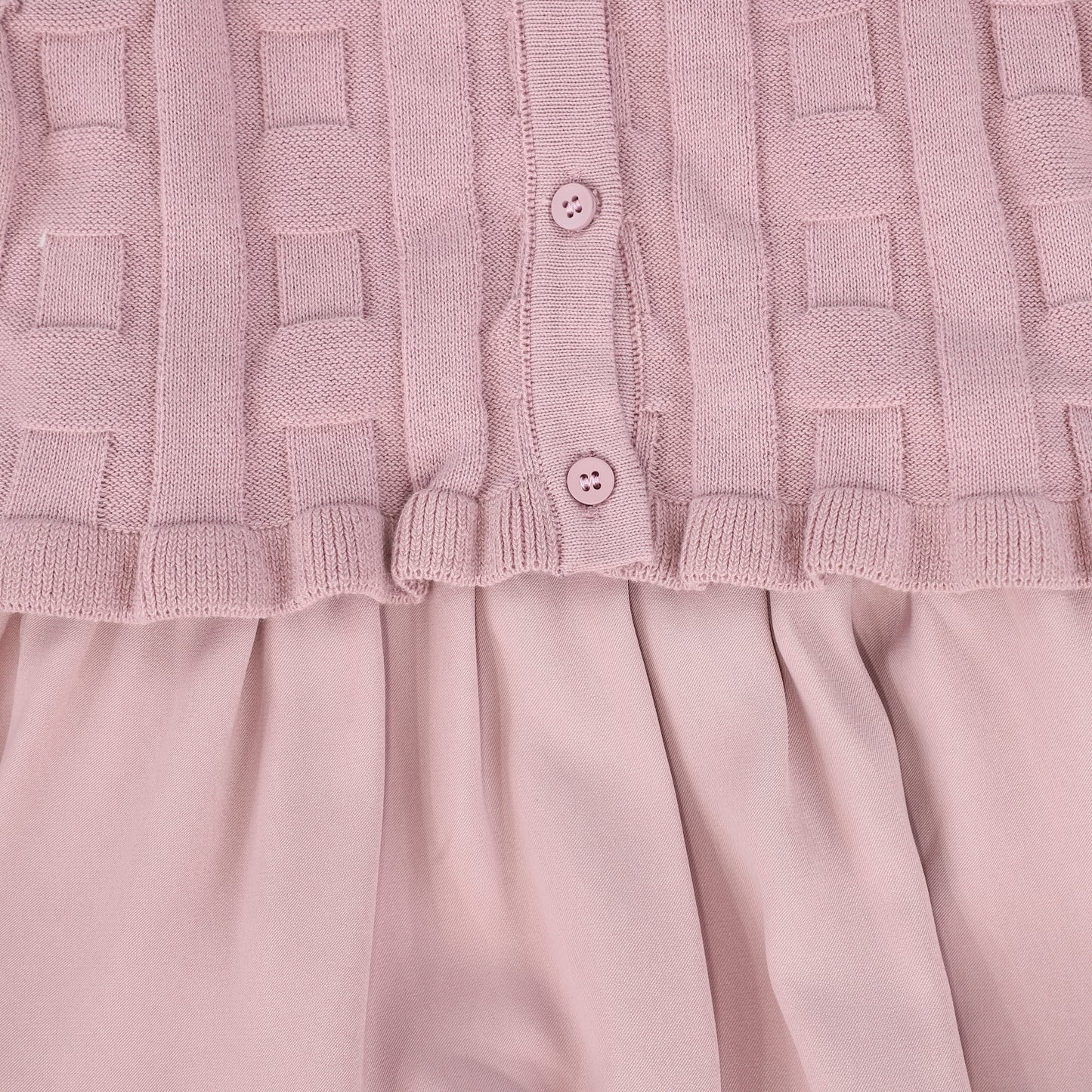 BAMBOO PINK GINGHAM CARDIGAN MAXI DRESS