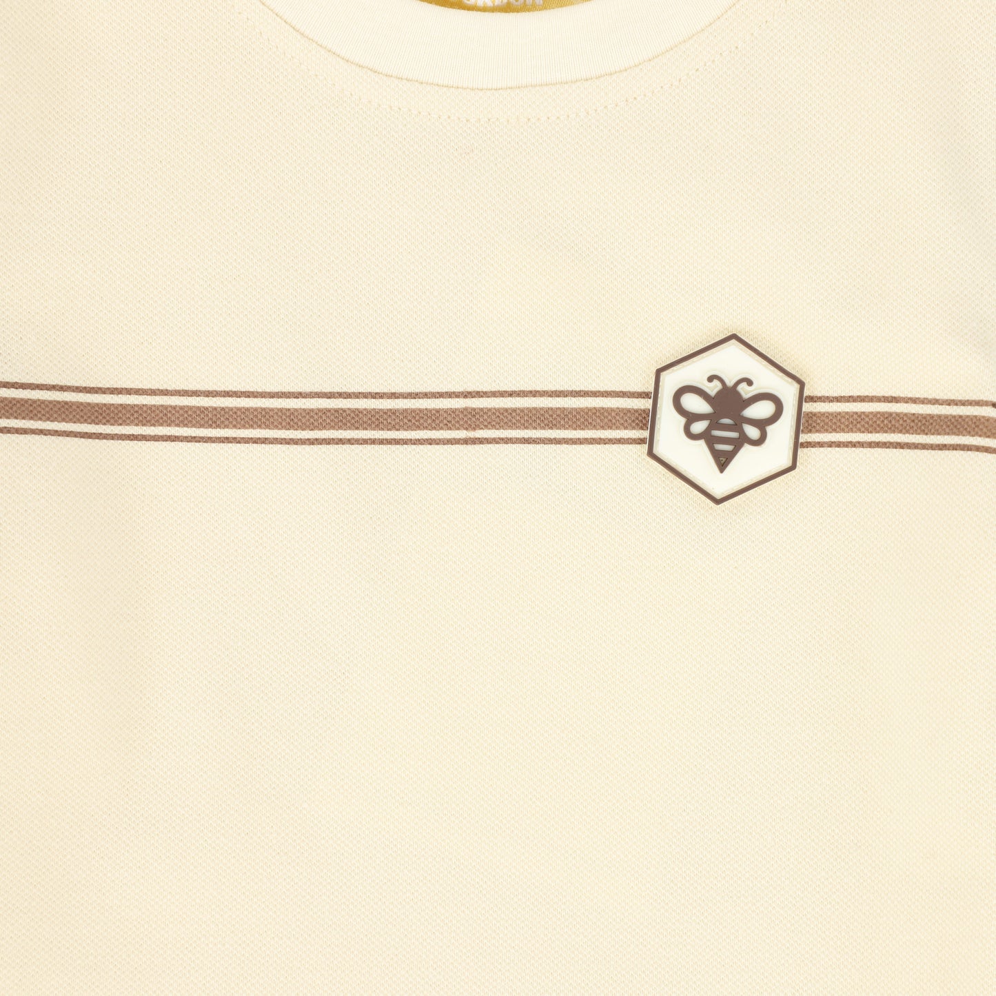 LE BOURDON CREAM BEE PATCH T-SHIRT SET