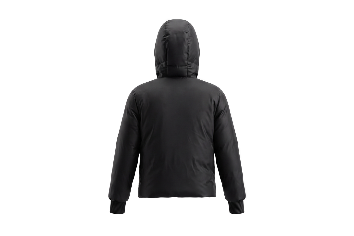 PRAMIE BLACK/PINK CONTRAST COAT