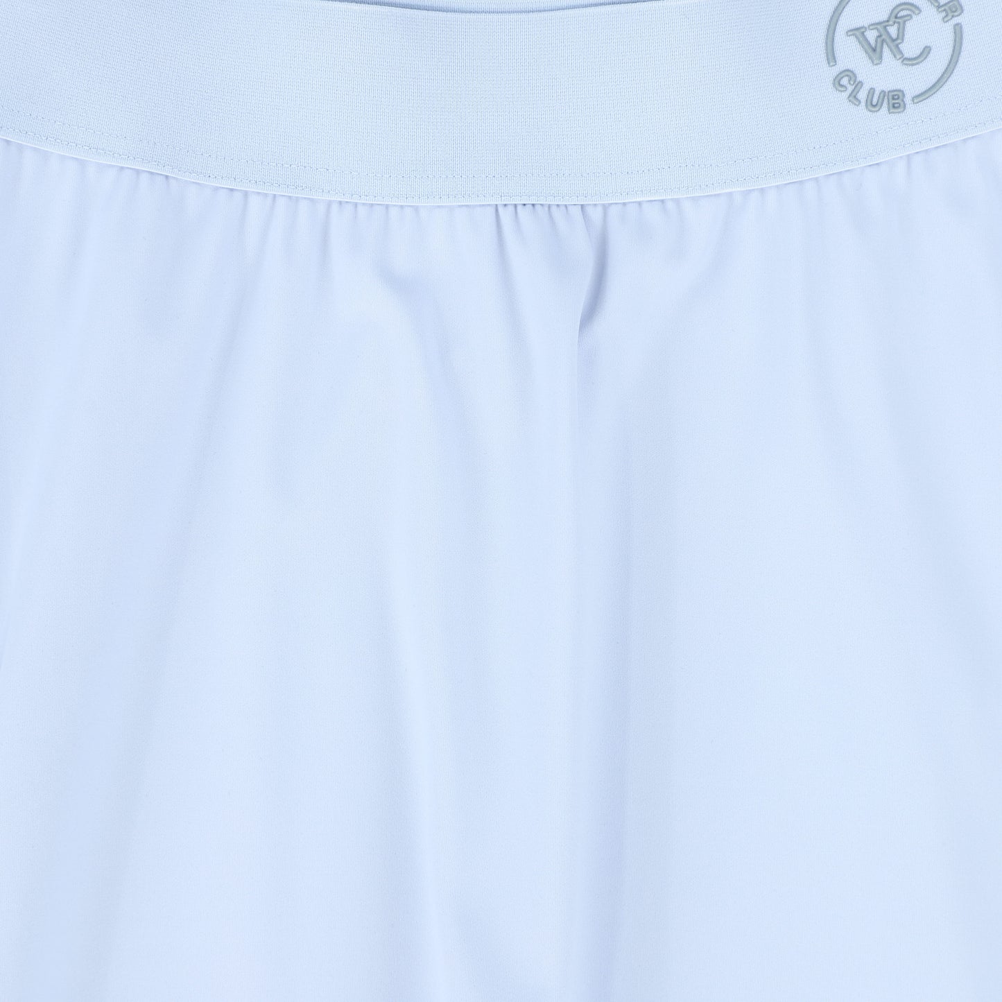 WATER CLUB LIGHT BLUE WAISTED FLARE SWIM SKIRT