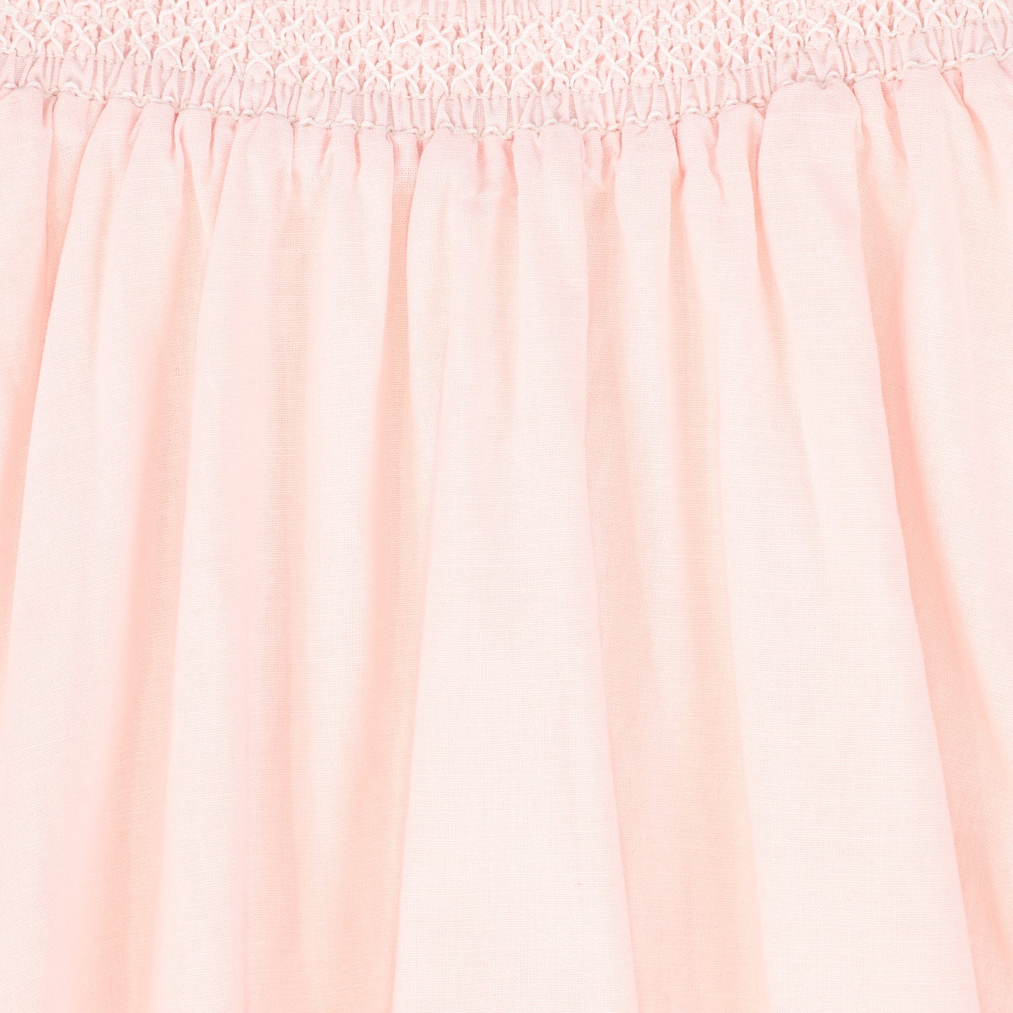 BAMBOO PINK SMOCKED FLAIR SKIRT