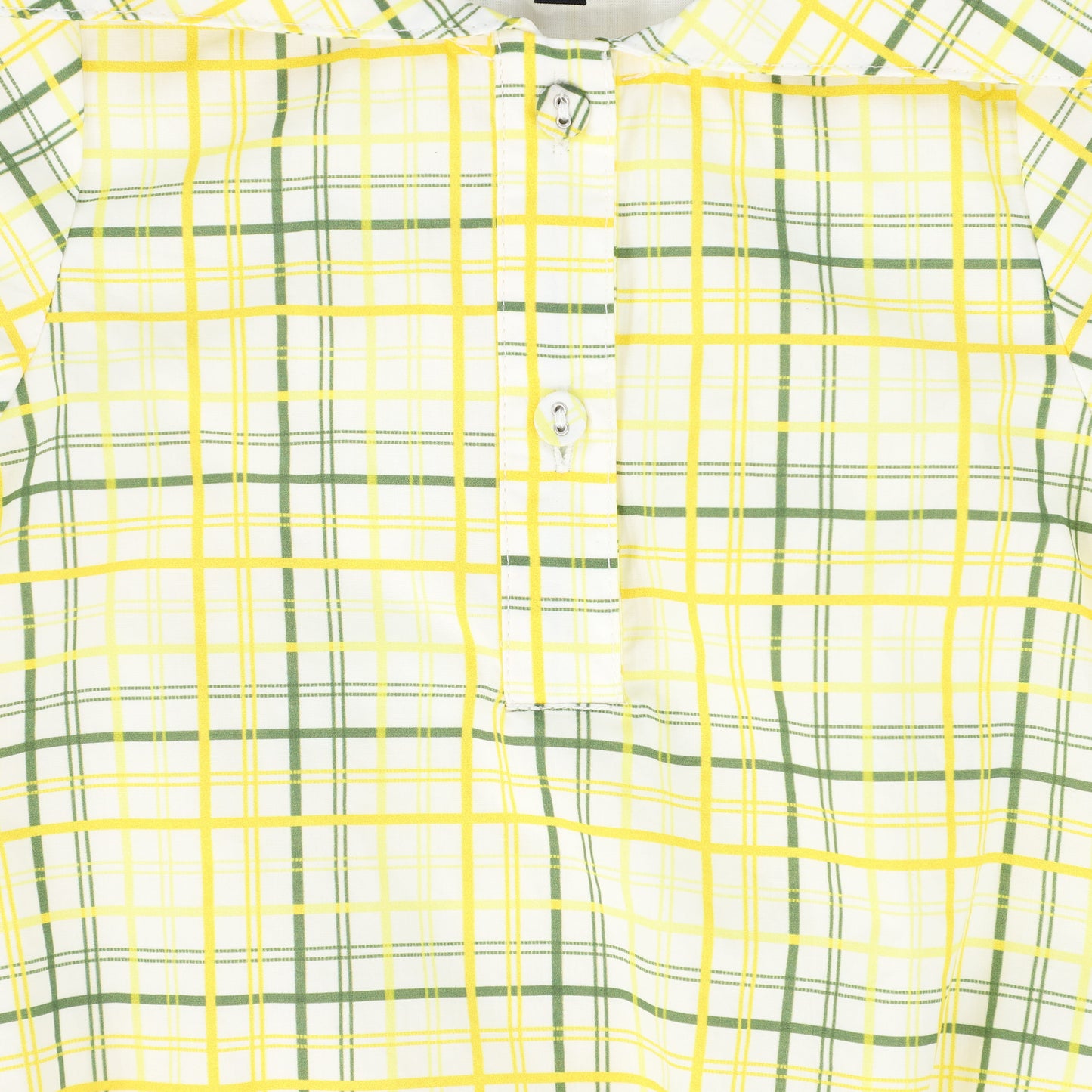 BAMBOO YELLOW PLAID SAILOR COLLAR ROMPER