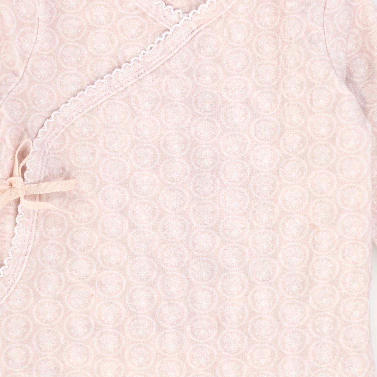 BEBE JOLEE PINK FLORAL BOUQUET WRAP FOOTIE