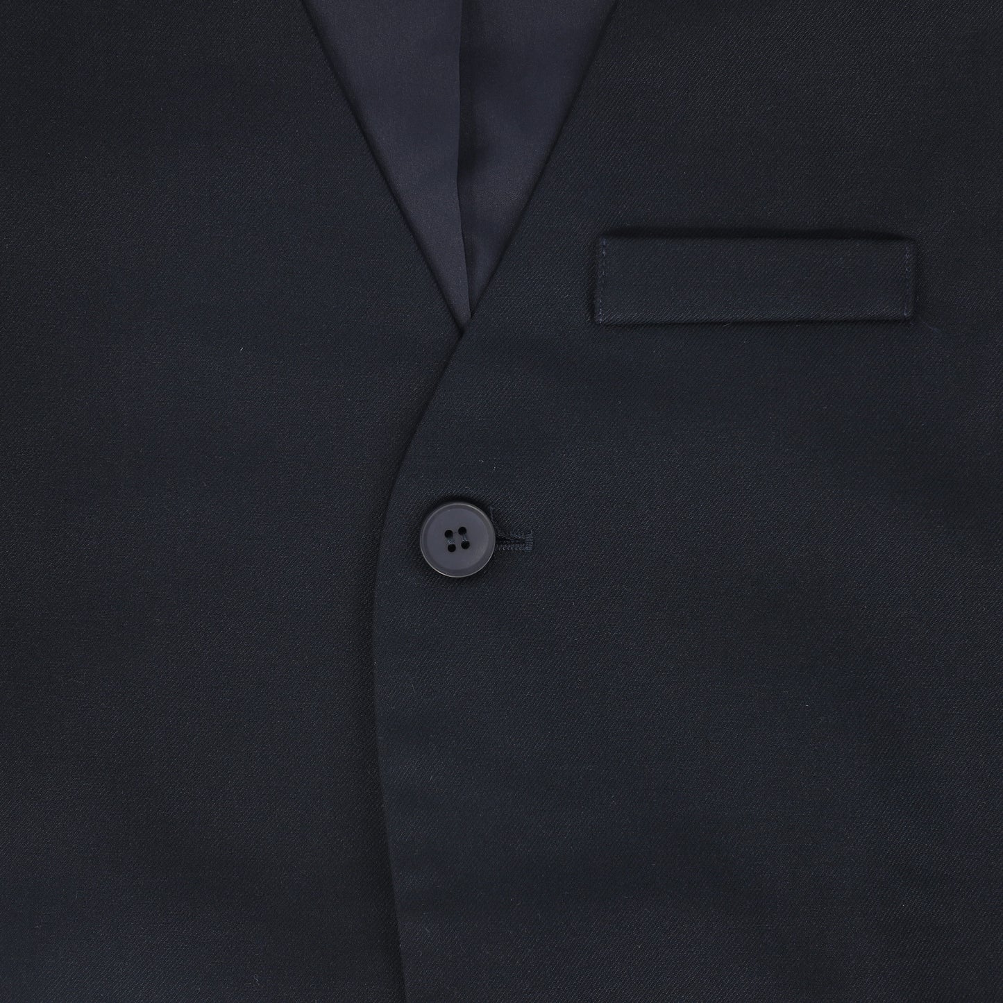 BAMBOO NAVY V-NECK ONE BUTTON VEST