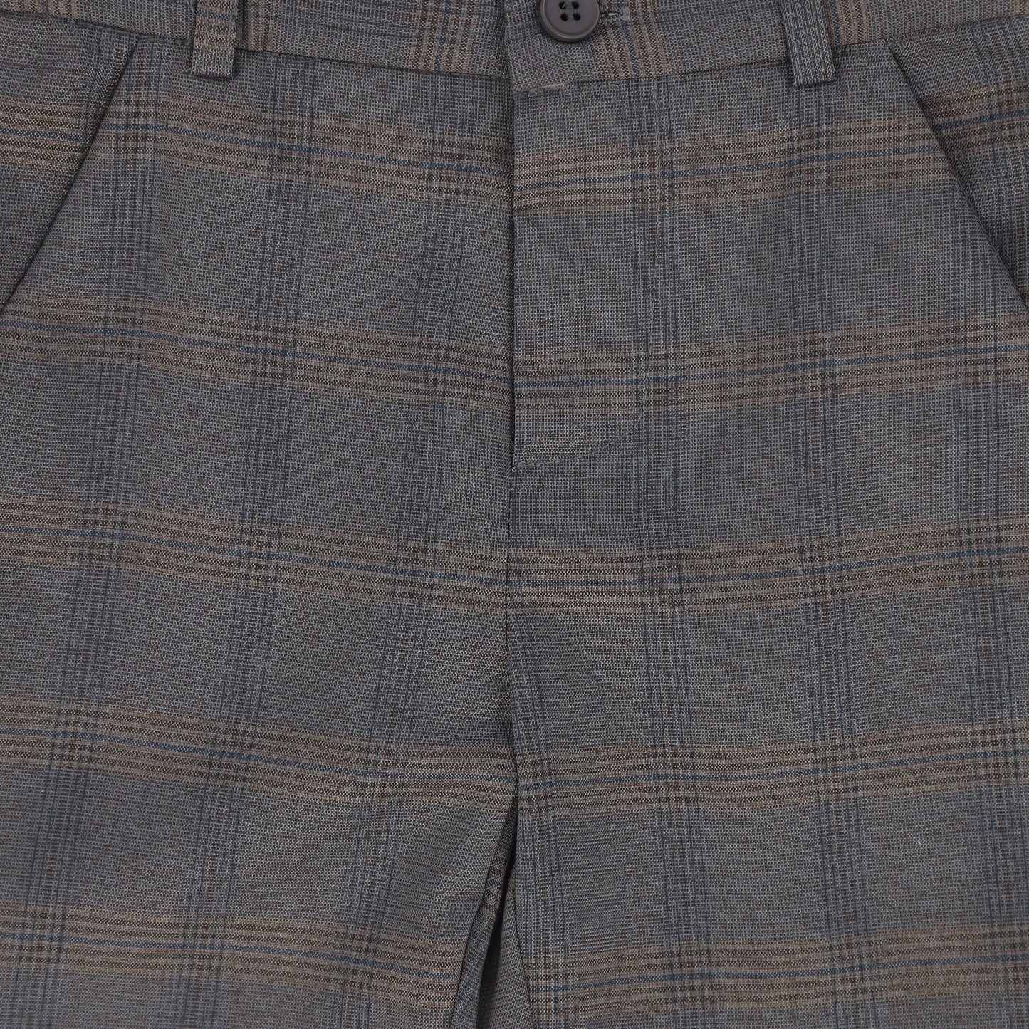 BAMBOO LIGHT GREY PLAID PANTS