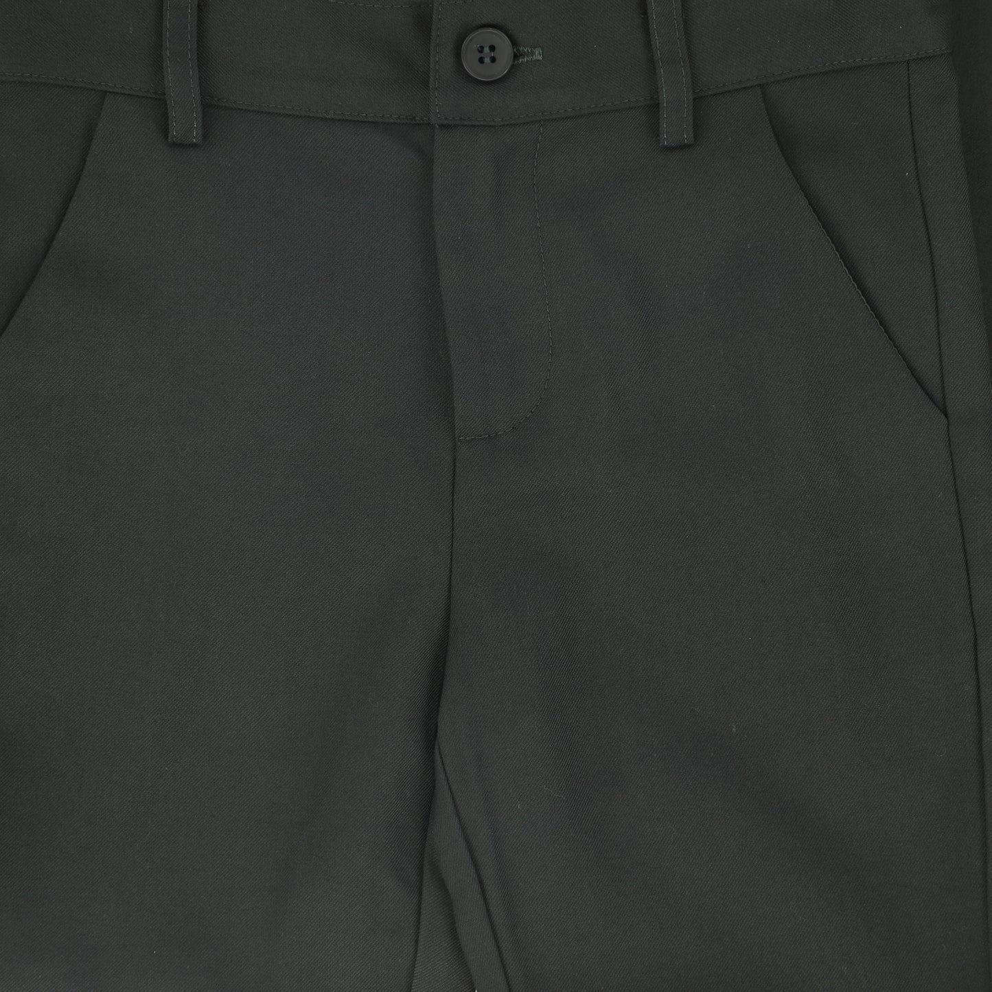 LE BOURDON OLIVE SOLID FITTED PANTS