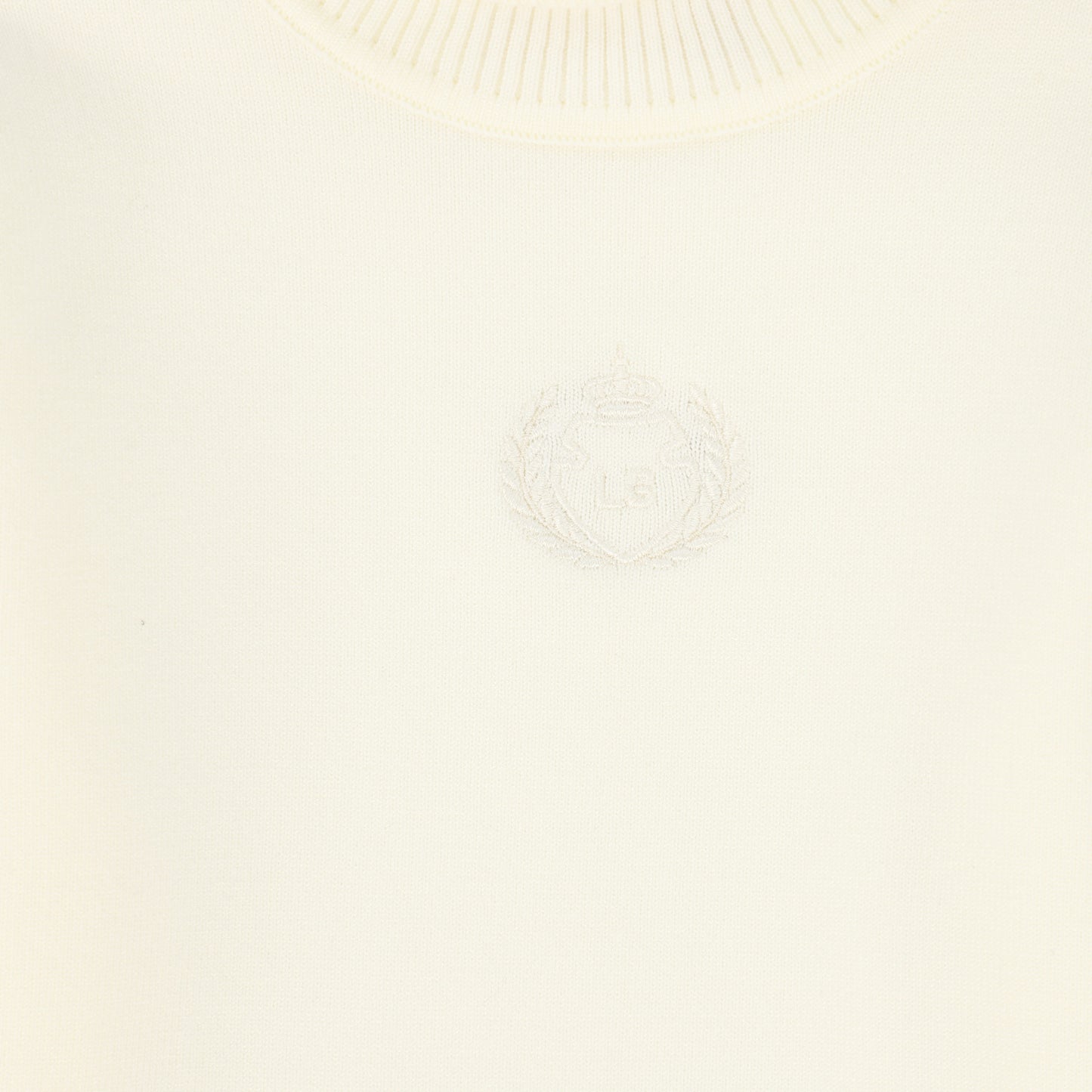 LE BOURDON CREAM FITTED KNIT TURTLENECK