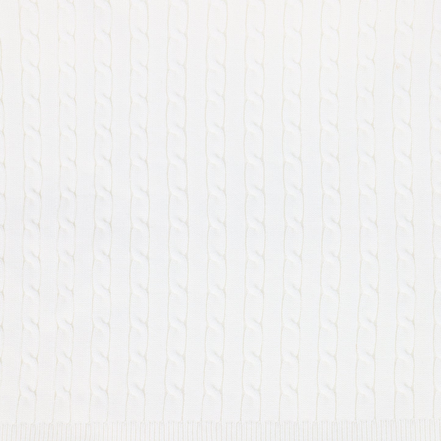 BEBE JOLEE IVORY MARLED KNIT BLANKET