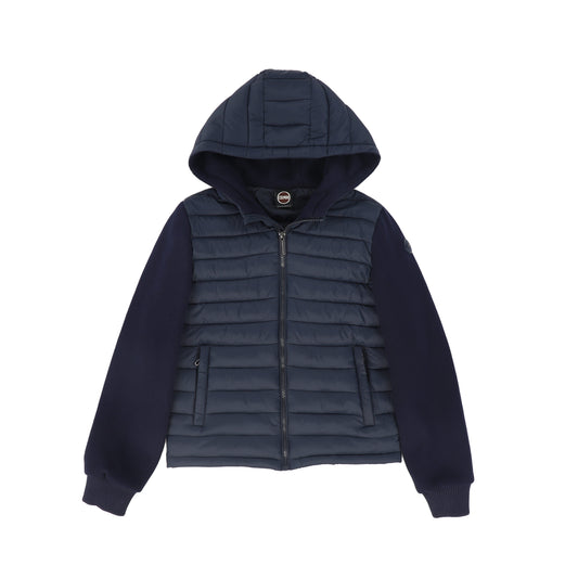 COLMAR NAVY PUFFER/SWEATSHIRT JACKET