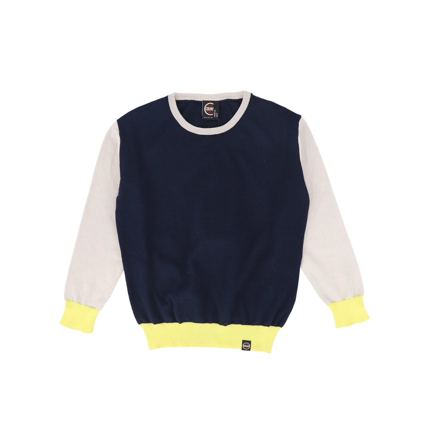 COLMAR NAVY BLUE COLOR BLOCK SWEATER