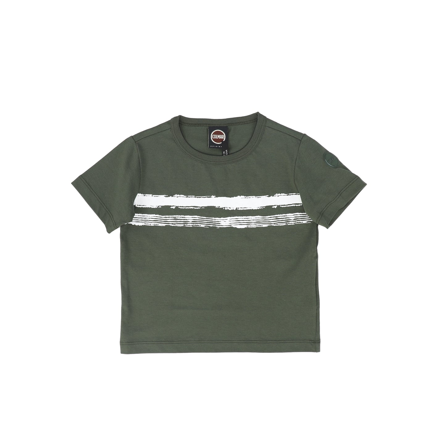 COLMAR HUNTER GREEN DOUBLE STRIPE T-SHIRT