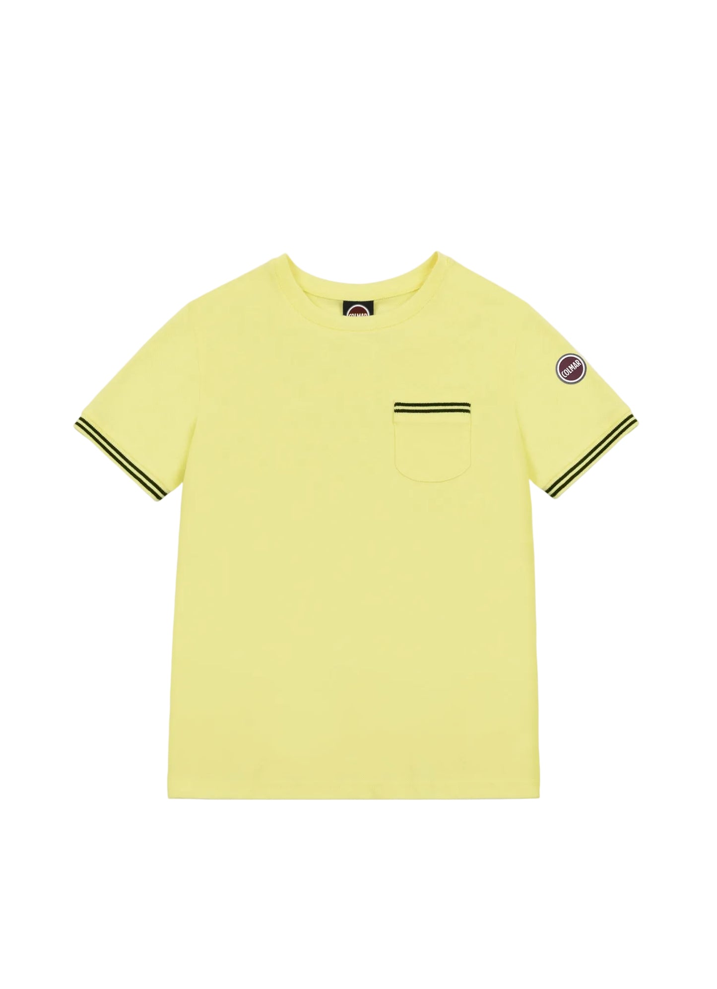 COLMAR YELLOW PIQUE POCKET T-SHIRT