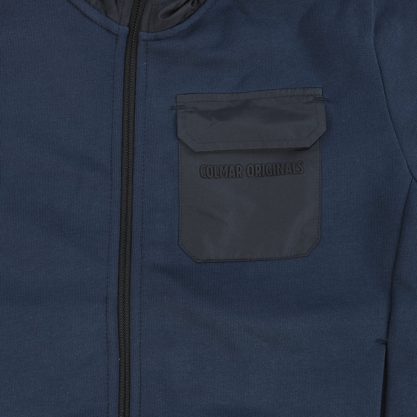 COLMAR NAVY BOYS LOGO ZIPPER SWEATSHIRT