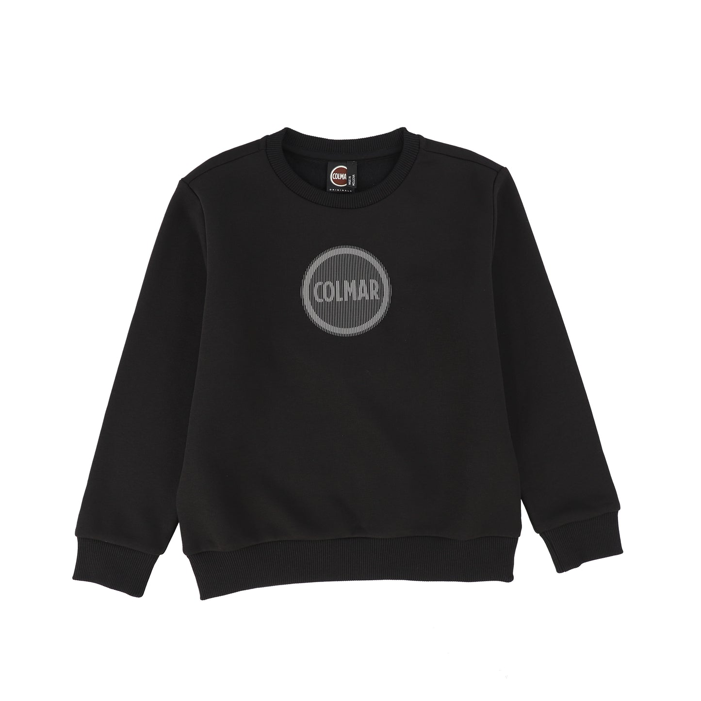 COLMAR BLACK FRONT LOGO SWEATSHIRT