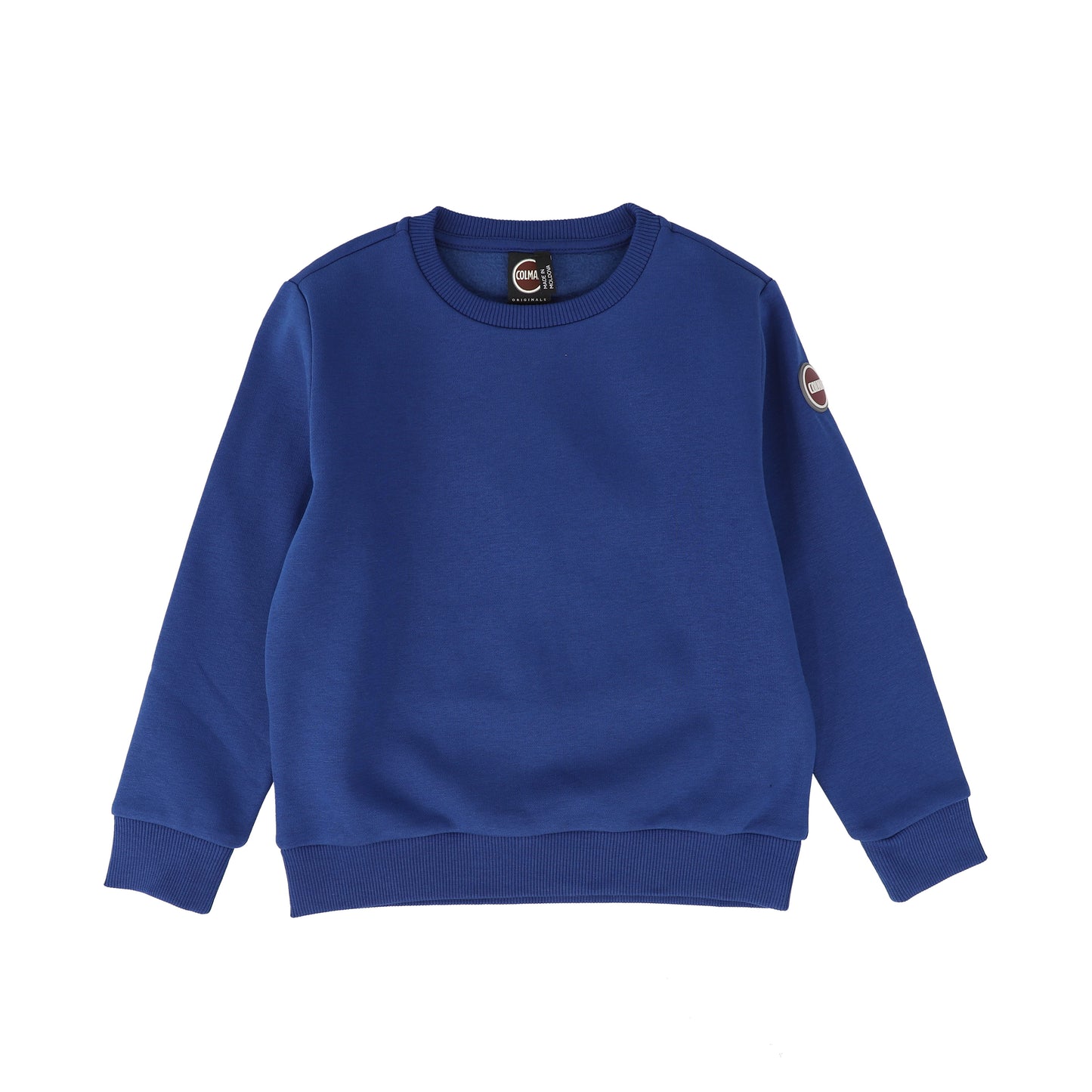 COLMAR BRIGHT BLUE SHOULDER LABEL SWEATSHIRT