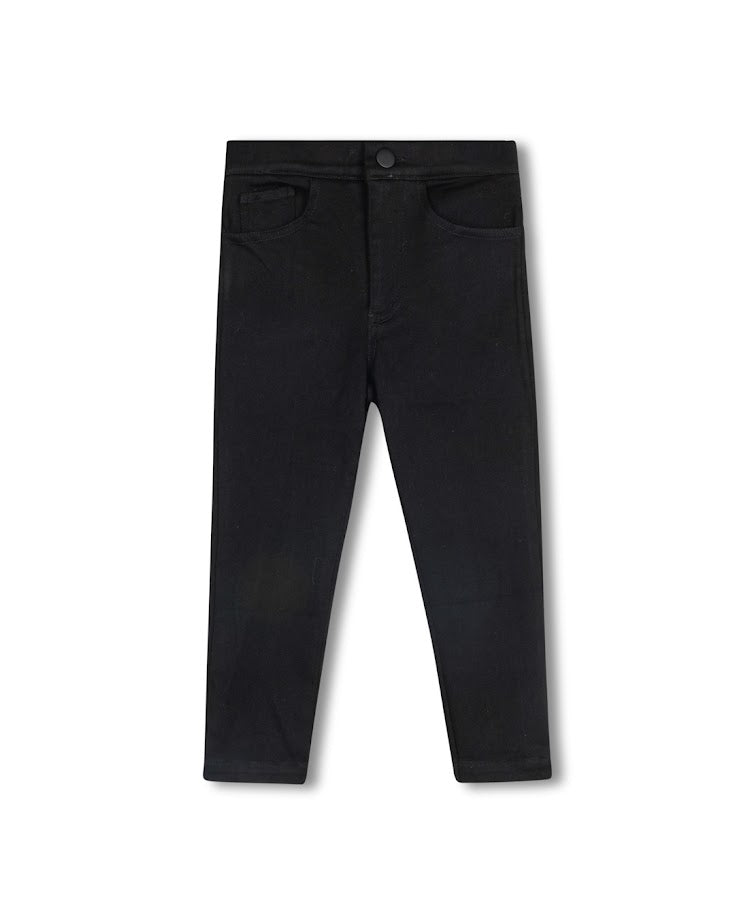DUKE AND PORT BLACK JEAN STRETCH PANTS