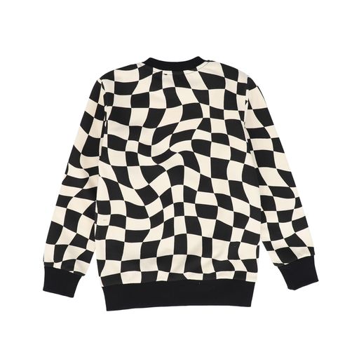 YELL OH BLACK AND WHITE CHECKERED SWEATSHIRT