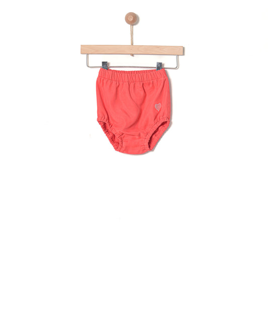 YELL OH CORAL BUBBLE BLOOMERS [FINAL SALE]