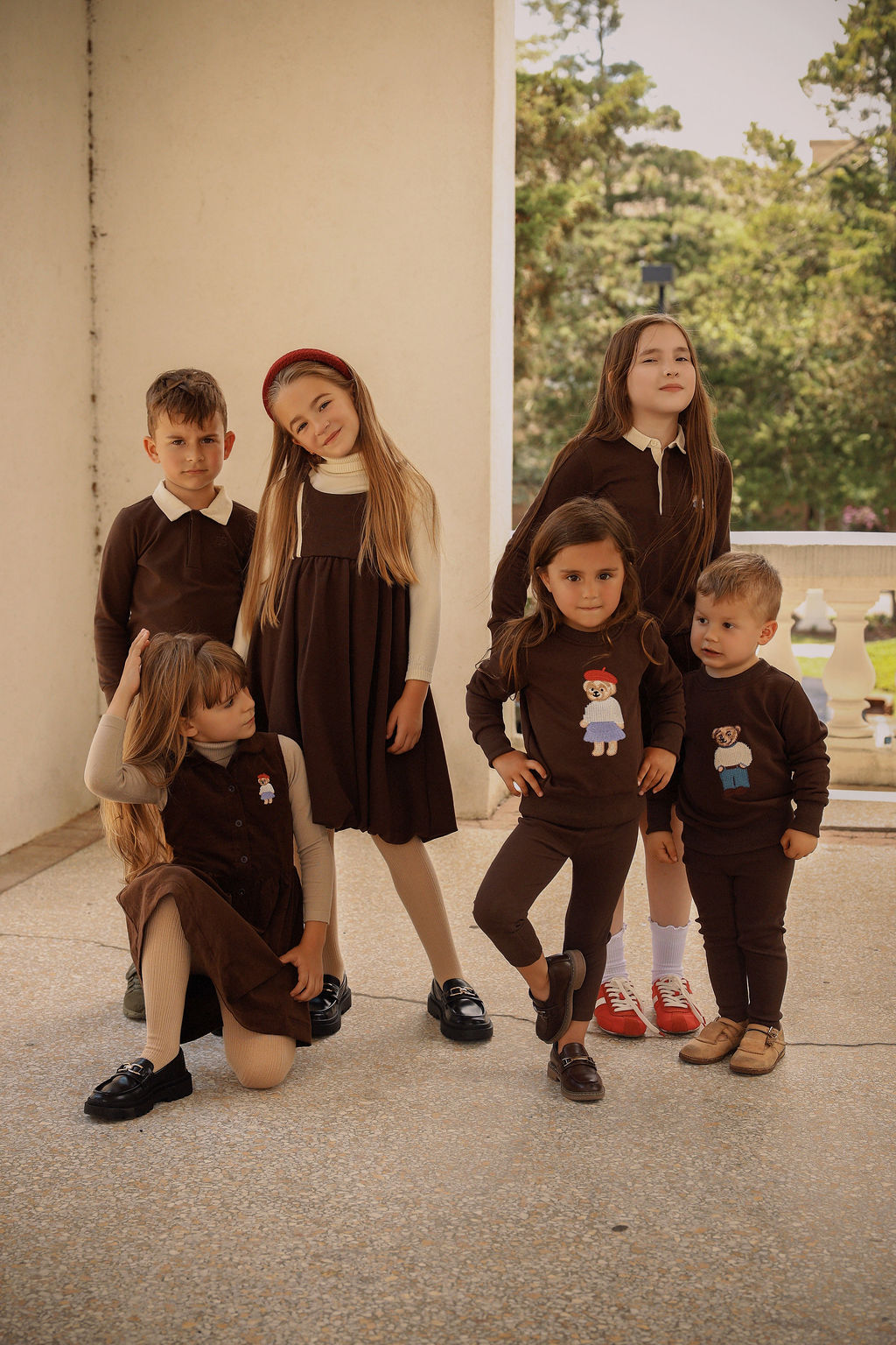 BAMBOO BROWN CORDUROY STRIPE JUMPER