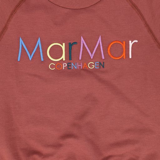MARMAR COPENHAGEN BERRY LOGO PRINT SWEATSHIRT