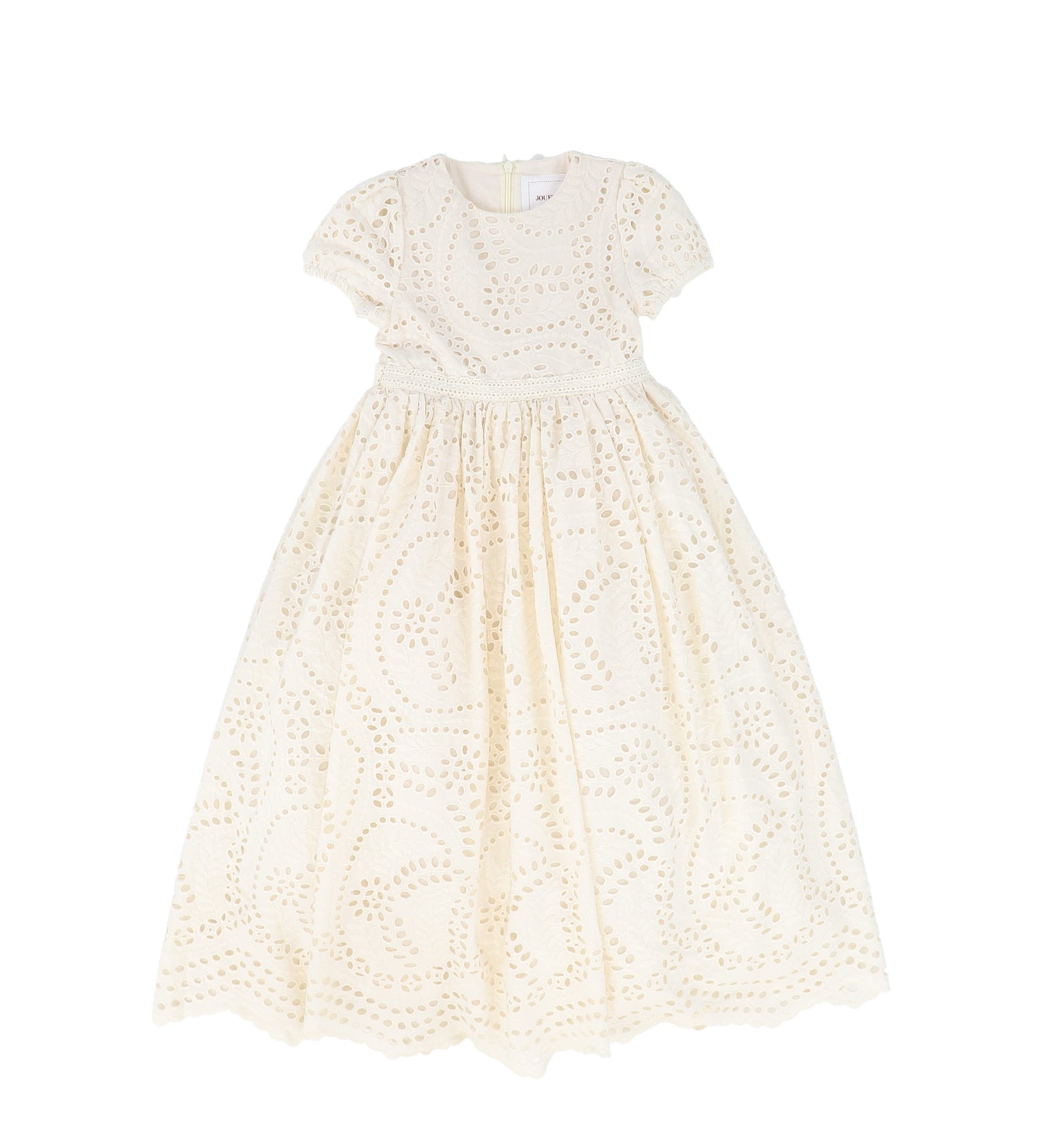 JOUET BEIGE EYELET HIGH WAIST GOWN